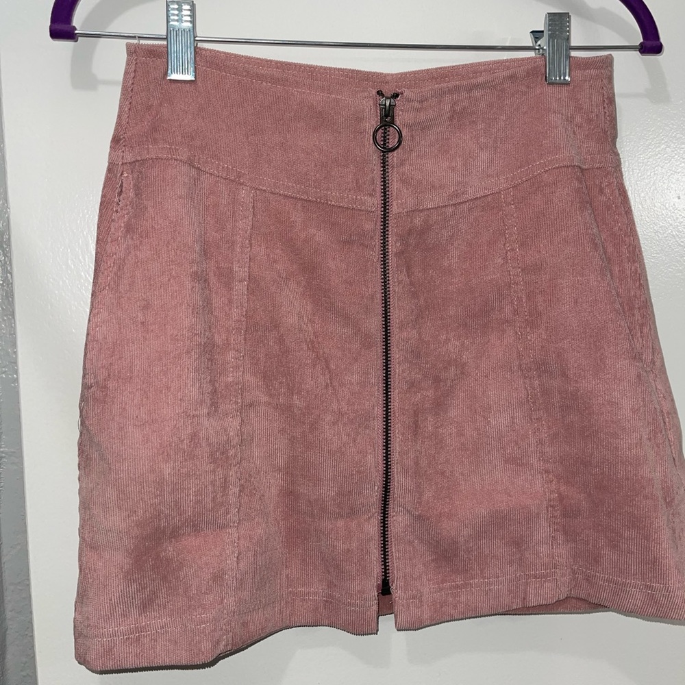 She & Sky front zip skirt